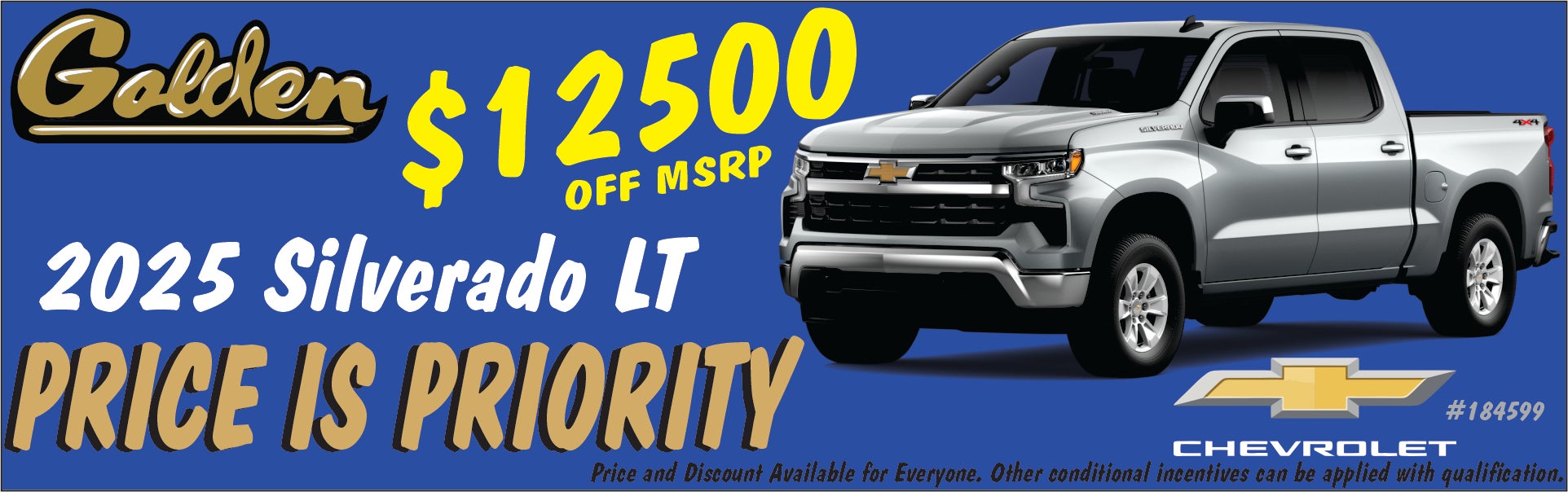 Silverado LT offer